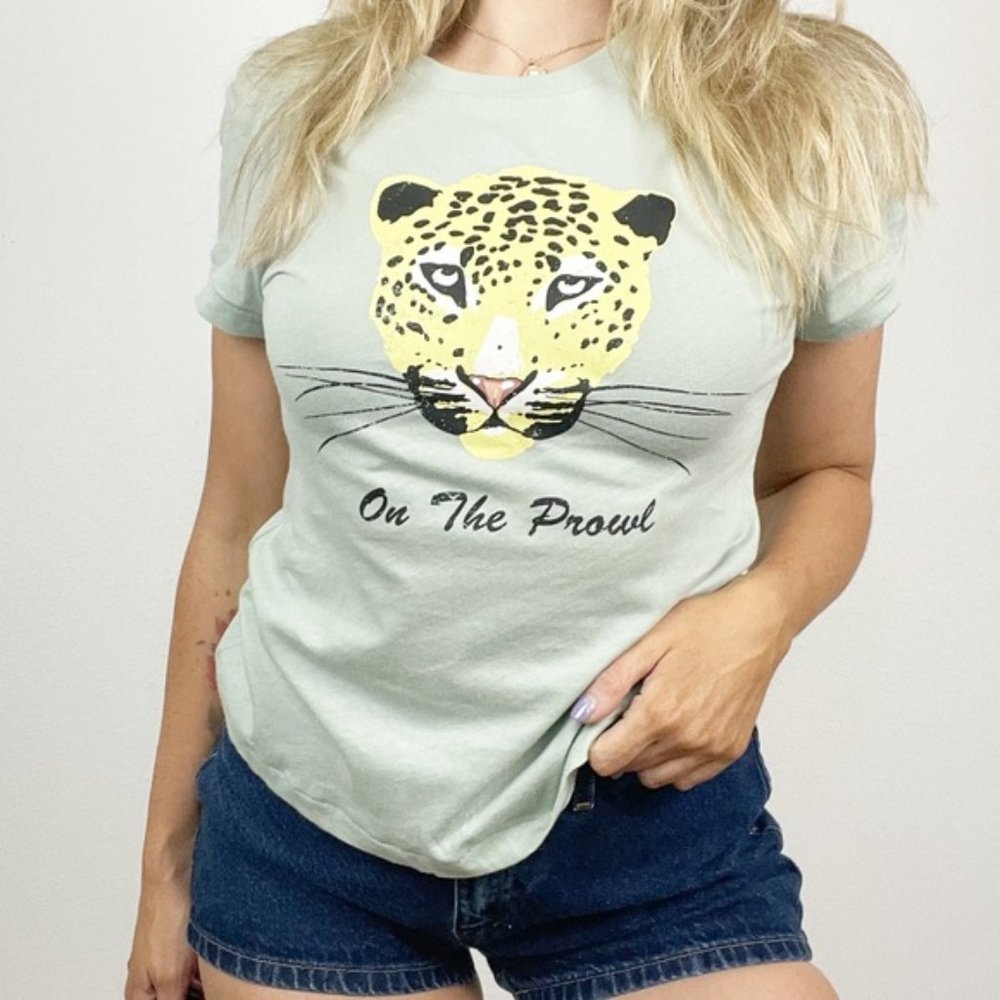 NWT Wildfox "On The Prowel" Keke Tee T-Shirt Small